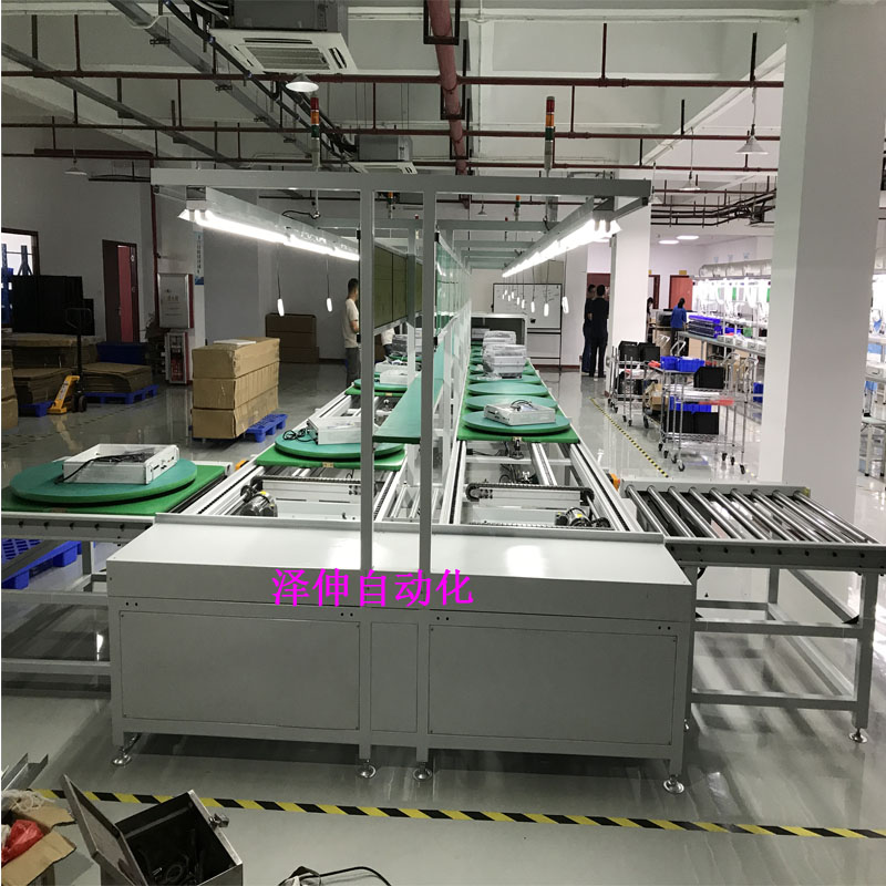  供應服務器倍速鏈組裝線 家電電器 倍速鏈輸送線循環(huán)倍速鏈輸送線